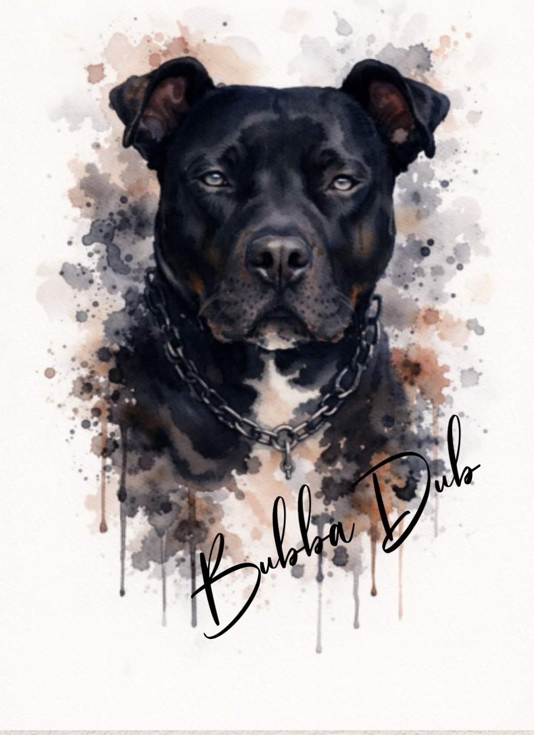 Portrait of Bubba Dub, the American Pit Bull Terrier stud at Bubba Dub Kennels